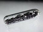 Rare Glassy carbon 1 gram in ampoule - element display sample