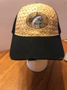 Panama Jack Hat OSFA (Adjustable) Black/Tan Cotton Blend NWT Ships N 24h - Picture 1 of 4