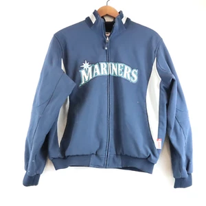 Vintage Majestic Seattle Mariners MLB Full Zip Jacket Therma Base Men's XL - Picture 1 of 8