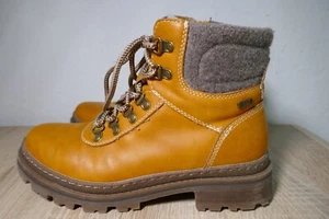 ❤️ TOM TAILOR HELLBRAUNE BOOTS STIEFELETTEN GRÖßE 39 INNEN RV & SCHNÜRUNG TRAUM - Bild 1 von 17