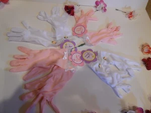 Girl's dressy gloves-10  pairs incl.pink white 2-10 Great quality! - Picture 1 of 3