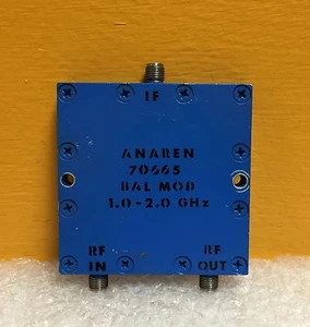 Anaren 70665, 1.0 to 2.0 GHz, 250 MHz IF Input, SMA (F-F-F) Balanced Modulator - Imagen 1 de 3