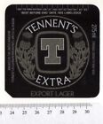 Uk Beer Label - Tennent Caledonian Brewery - Scotland - Tennent's Extra