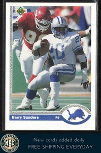 Promociones de cubierta superior Barry Sanders 1991 #500 Detroit Lions - Imagen 1 de 2