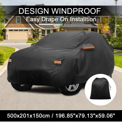 Cubierta de coche con cremallera de puerta lateral izquierda 210D-PU para Volvo XC90 Foto 1 de 4