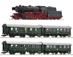 ROCO 5500017 Scala HO Set locomotiva a vapore Br 23 DB e 4 carrozze in epoca IV - Foto 1 di 1