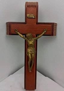 Vintage Ultimi Riti Crocifisso Cattolica Chiamata Malata INRI Candele Bottiglia Acqua Santa - Foto 1 di 11