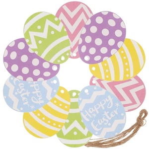 10 Pcs Egg Wood Chips Birthday Party Supplies Eggs for Decorating - Bild 1 von 12