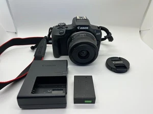 **MINT** Canon EOS R100 24.1 MP Mirrorless 4K WiFi Camera-18-45 mm Lens - Picture 1 of 7
