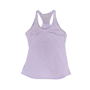 Lululemon Essential Tank Donna 10 Heathered Trasparente Viola Seriamente Light Luon - Foto 1 di 5