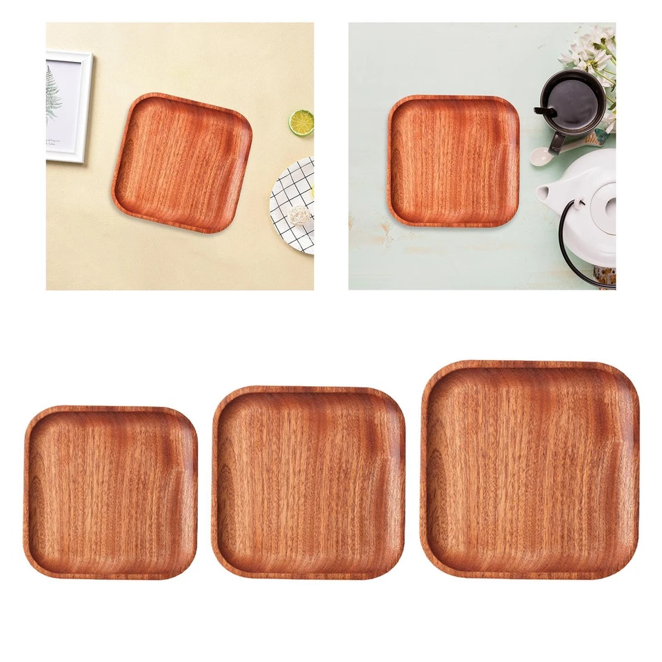 Elegant Wooden Serving Tray for Hosting Gatherings - Image 1 of 1