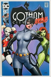 Gotham City Sirens #1 Nathan Szerdy Exclusive Variant ~ Catwoman, Harley, Ivy - Picture 1 of 7
