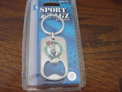 NBA Boston Celtics Bottle Opener Key Chain NEW - Image 1 of 2