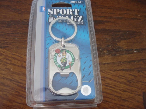 NBA Boston Celtics Bottle Opener Key Chain NEW Cover