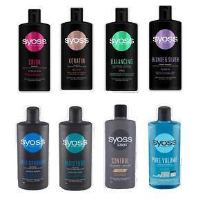 Syoss Professional  Hair Shampoo ,440ml - choose your type