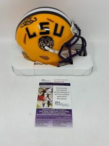 Odell Beckham Jr LSU Tigers Signed Autographed Mini Helmet JSA COA