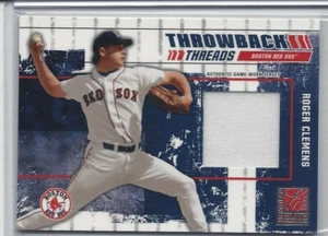 Roger Clemens 2003 Elite Throwback Threads Game-Used Jsy Card # TT-4 81/250 - Picture 1 of 1