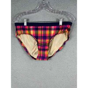 Isaac Mizrahi For Target Women's Swim Bottoms Plaid Size M NWT - Picture 1 of 8