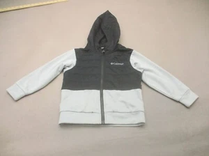 Columbia Size 2XS (4-5) Kids Unisex Full Zip Pocket Fleece Athletic Jacket 638 - Picture 1 of 8