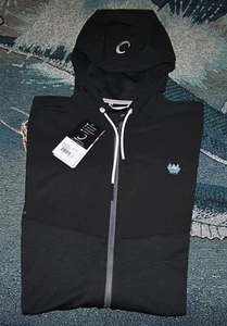 NEW ZERO RESTRICTION Zip Hoodie Sweater Jacket SOMERSET HILLS COUNTRY CLUB Sz L - Picture 1 of 8