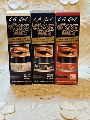 L.A. Girl Hyper Cake Eye Liner Water Activated Vibrant Color ~ You Choose - Image 1 of 4