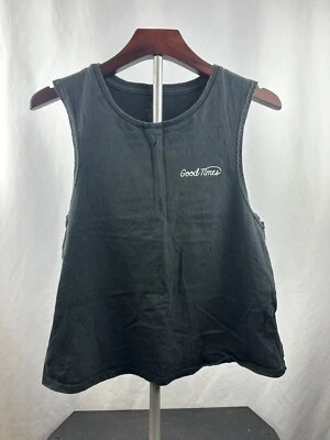 Camiseta sin mangas Volcom para niños Volcom Stone negra Good Times talla (M)(8) Foto 1 de 4