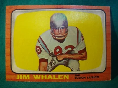 1966 Topps #14 Jim Whalen-Boston Patriots-Rookie - Image 1 of 2