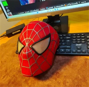 1:1 Wearable Amazing Venom Spider-Man Mask Helmet Cosplay LED Light Eyes - Picture 1 of 26