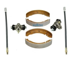 Kit de zapatillas de freno delantero, cilindros, mangueras de freno 1967-on VW Beetle Bug Ghia tipo 1 - Imagen 1 de 6