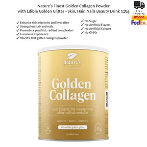 Nature's Finest Golden Collagen Powder Skin, Hair, Nails Beauty Drink 120g - Picture 1 of 3
