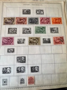 125 francobolli dall'Ungheria su fogli di album - Foto 1 di 5