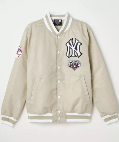 New Era New York Yankees Logo Satin Jacket - Men's XL ~ $160.00 *NEW* 2009 Champ Cover