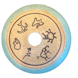 Tarro de semillas de cerámica de estudio artesanal de colección arte nativo americano indio temprano firmado - Imagen 1 de 9