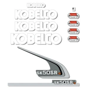 Kobelco SK50UR-5 Calcomanías Pegatinas Nuevo Kit de Calcomanías Repro Kobelco SK50UR-5 - Imagen 1 de 1