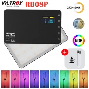 VILTROX Weeylite RB08P RGB LED Video Light On-Camera Fill Light Panel 2500-8500K - Picture 1 of 12
