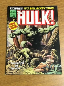 1978 MARVEL COMICS THE HULK MAGAZINE ISSUE 10 BILL BIXBY FERRIGNO MOON KNIGHT - Picture 1 of 12