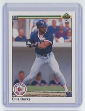 1990 Upper Deck Ellis Burks Boston Red Sox #343