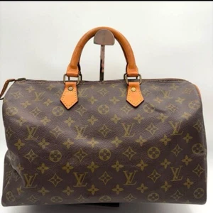 Authenticated Louis Vuitton Monogram Speedy 35 Boston Handbag - Picture 1 of 8