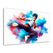 BRUCE LEE Original ACEO Painting Art Sketch Print Trading Card RoStar #1/7