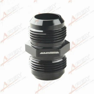 -20AN AN20 AN-20 Male Union Aluminum Straight Fitting Adapter Black - Picture 1 of 5