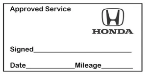 Honda garage service maintenance rubber stamp (47 x 18mm) - Picture 1 of 2