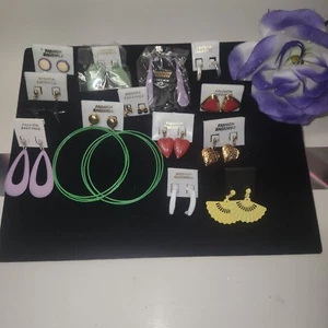 Fashion Earrings LOT pierced 13pair - Picture 1 of 8