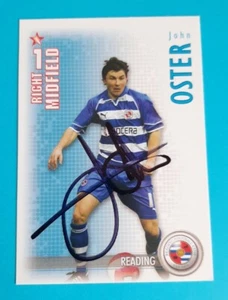 JOHN OSTER - Hand Signed Reading Football - SHOOT OUT CARD 2006/2007. - Picture 1 of 2