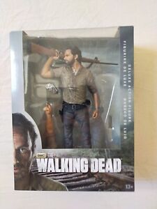 The Walking Dead Deluxe 10” Rick Grimes Action Figure McFarlane Toys New Sealed