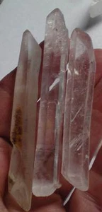 Quarzo Trasparente - 3 Cristalli Laser xt14m - Foto 1 di 1