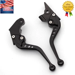 For Kawasaki Ninja 400 2018-2022 Z125 2015-2020 Brake Clutch Levers CNC Black - Picture 1 of 17