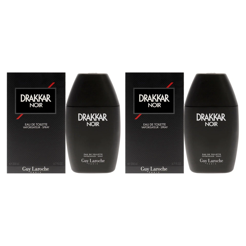 Drakkar Noir de Guy Laroche para hombre - 6,7 OZ eau de parfum spray - Paquete de 2 Foto 1 de 1