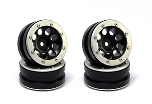 Beadlock Wheels PT- Ecohole Black/Silver 1.9 (4 pcs) - Picture 1 of 4