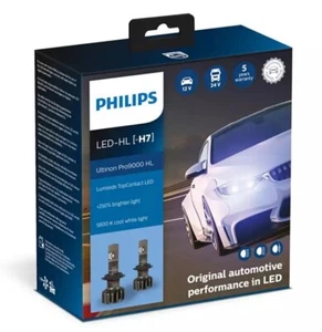 Philips H7 Ultinon Pro9000 LED (250% brighter) Headlight Bulb (set of 2) 5800K - Picture 1 of 15