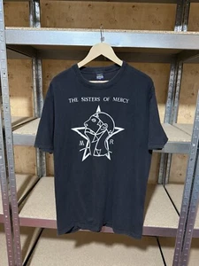 Vintage 1990’s The Sisters Of Mercy Rock Band Retro Men’s Black T-Shirt Size XL - Picture 1 of 8